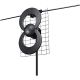 ClearStream(TM) 2V UHF/VHF Indoor/Outdoor DTV Antenna with 20
