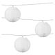 Soji(TM) 10-Globe Nylon Solar String Lights, 33 Ft.