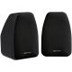 125-Watt 2-Way 5.25-Inch Indoor/Outdoor Speakers with Keyholes for Versatile Mounting (Black)