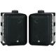 100-Watt 3-Way 4-Inch RtR Series Indoor/Outdoor Speakers (Black)