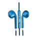 In-Ear Wired Stereo Earbuds with Microphone (Blue)