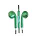 In-Ear Wired Stereo Earbuds with Microphone (Green)