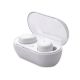 In-Ear True Wireless Stereo Bluetooth(R) Mini Earbuds with Microphone (White)
