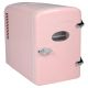 .5-Cubic-Foot Retro Portable Mini Fridge (Pink)