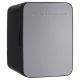 .35 Cubic-Foot 10-Liter 15-Can Mini Retro Stainless Steel Fridge