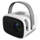 Retro 480p Portable Home Theater Projector (White)