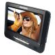 9-In. Portable Dual-Screen Standard DVD and Media Player with 2 Pairs of Earphones and Remote