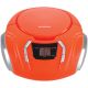 Portable CD Player with AM/FM Radio (Orange)