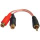 X-Series RCA Y-Adapter (1 Male-2 Females)
