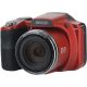 20.0-Megapixel 1080p Full HD Wi-Fi(R) MN35Z Bridge Camera with 35x Zoom (Red)
