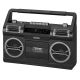 Cassette Player/Recorder/Radio Boom Box, Black, MCR-500