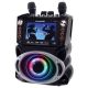 GF946 DVD/CD+G/MP3+G Bluetooth(R) 35-Watt Karaoke System with 7-Inch TFT Digital Color Screen, LED Lights, HDMI(R) Output, and 2 Microphones
