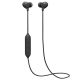 Air Cushion Wireless In-Ear Earphones with Microphone (Black)