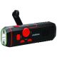 120-Lumen Stormproof USB Crank Flashlight & Radio