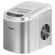 27-Pound-Capacity Portable Ice Maker (Silver with Silver Top)