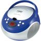 2.4-Watt Portable CD Player with AM/FM Radio (Blue)