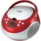 2.4-Watt Portable CD Player with AM/FM Radio (Red)