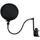 Microphone Pop Filter with Boom and Stand Clamp