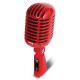 Classic Retro Vintage-Style Dynamic Vocal Microphone (Red)