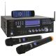 4-Channel 3,000-Watt Rack-Mountable Home Theater Preamplifier Receiver with Bluetooth(R) and 2 UHF Wireless Microphones
